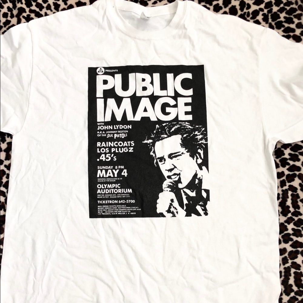 Public Image Vintage Flyer Tee
